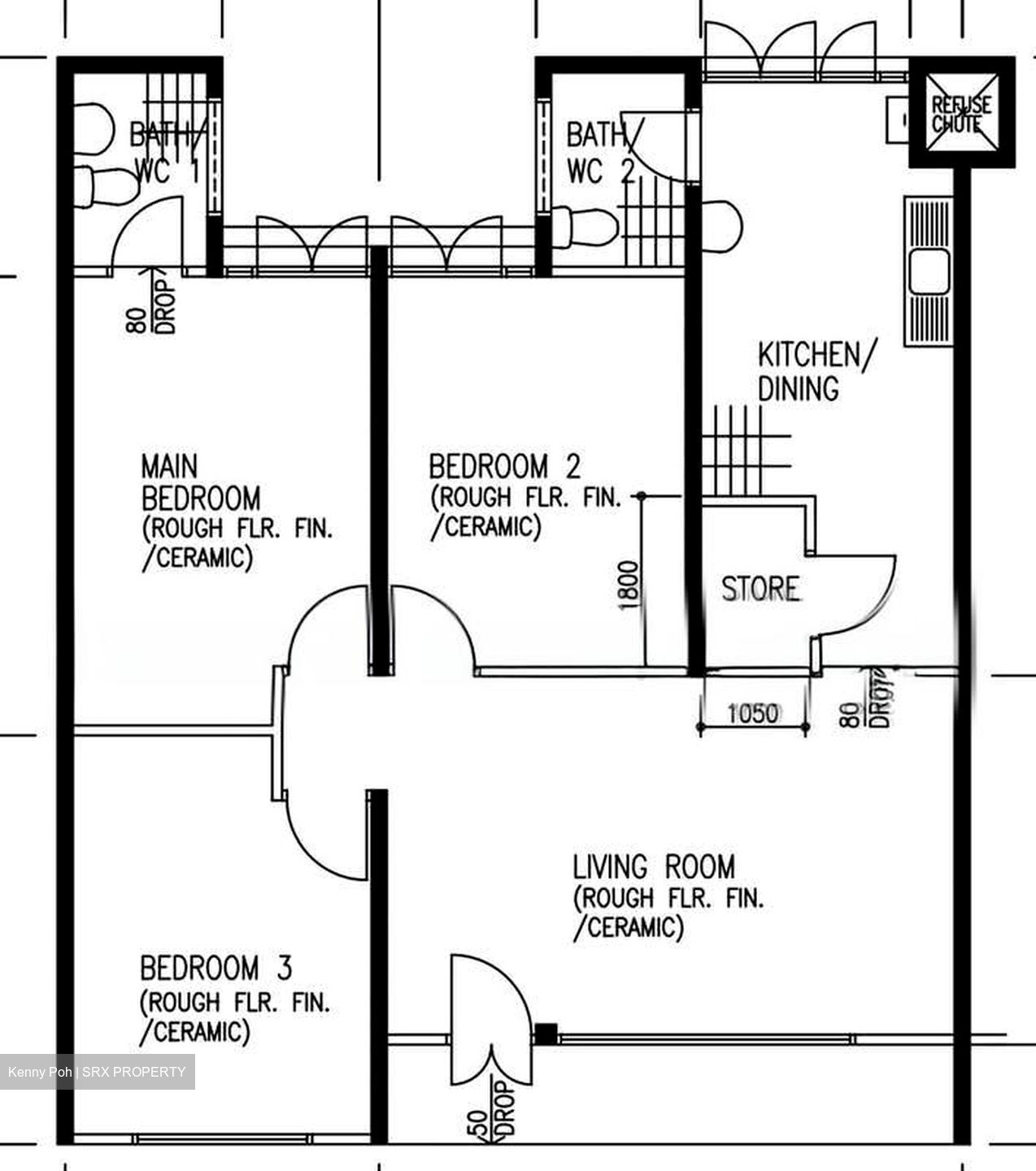 Blk 540 Serangoon North Avenue 4 (Serangoon), HDB 4 Rooms #576139081